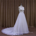 High Class blendend elegante Hochzeitskleid eine Linie Chiffon